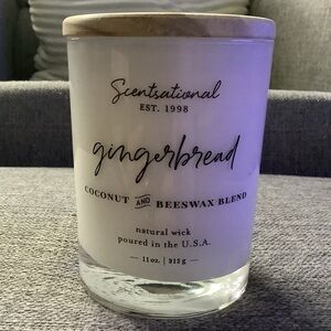 Scentsational Gingerbread Candle 11 oz New ~ Gingerbread Scent